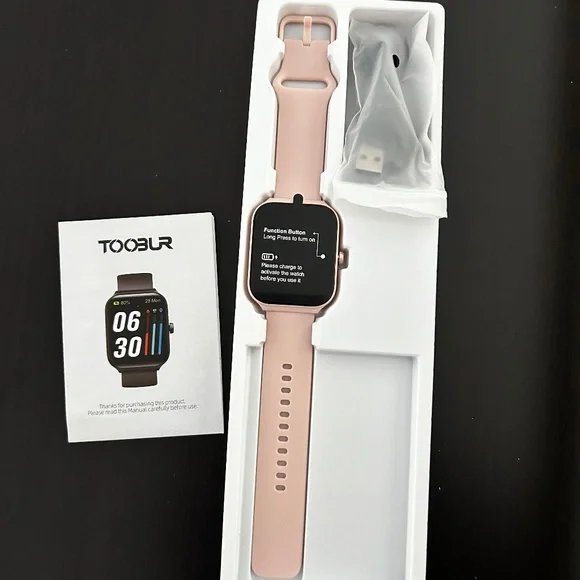 BRAND NEW TOOBUR Smart Watch w/ Alexa Built-in, 1.8" Compatible Android & iOS - Picture 4 of 6